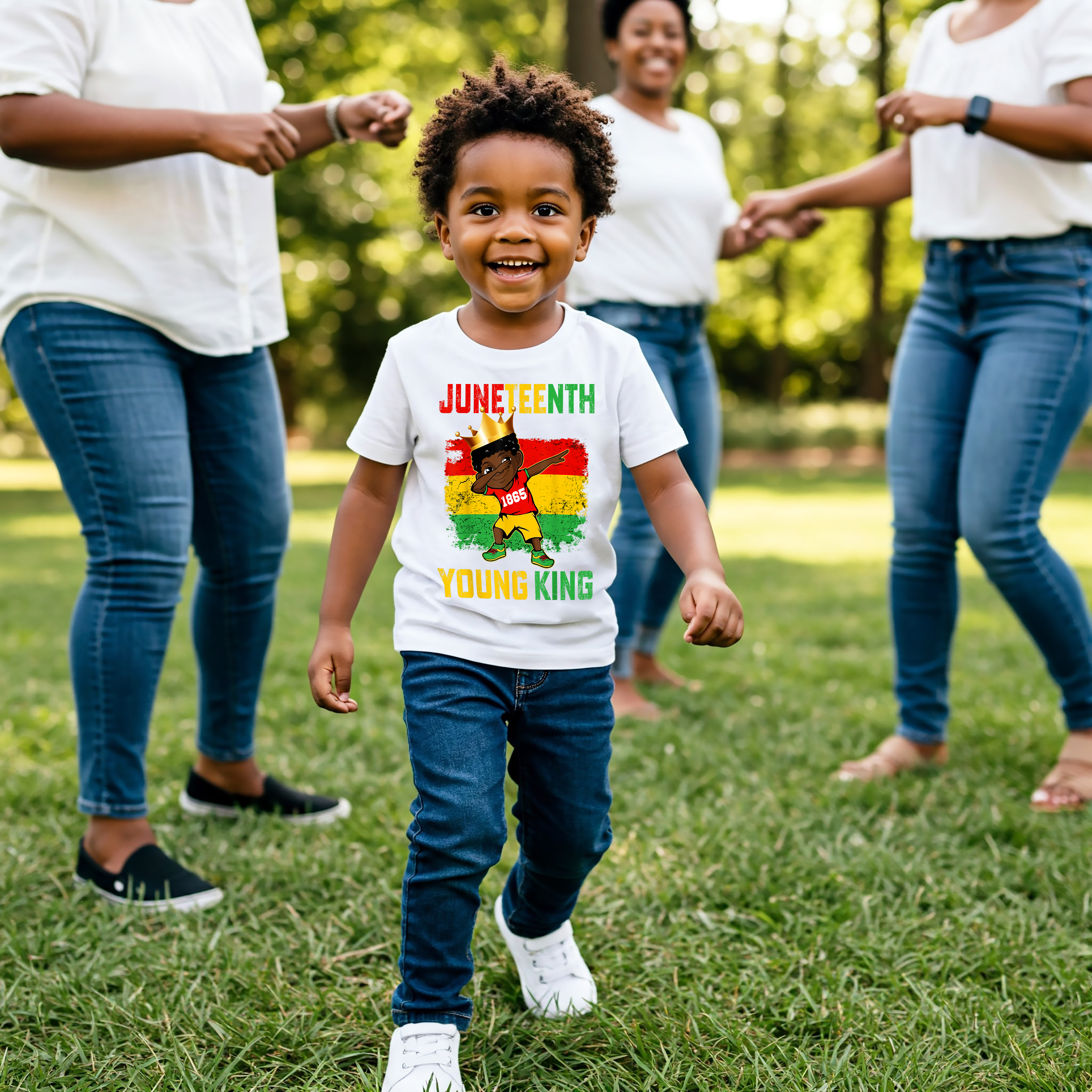 Juneteenth “Young King” Boys Tshirt