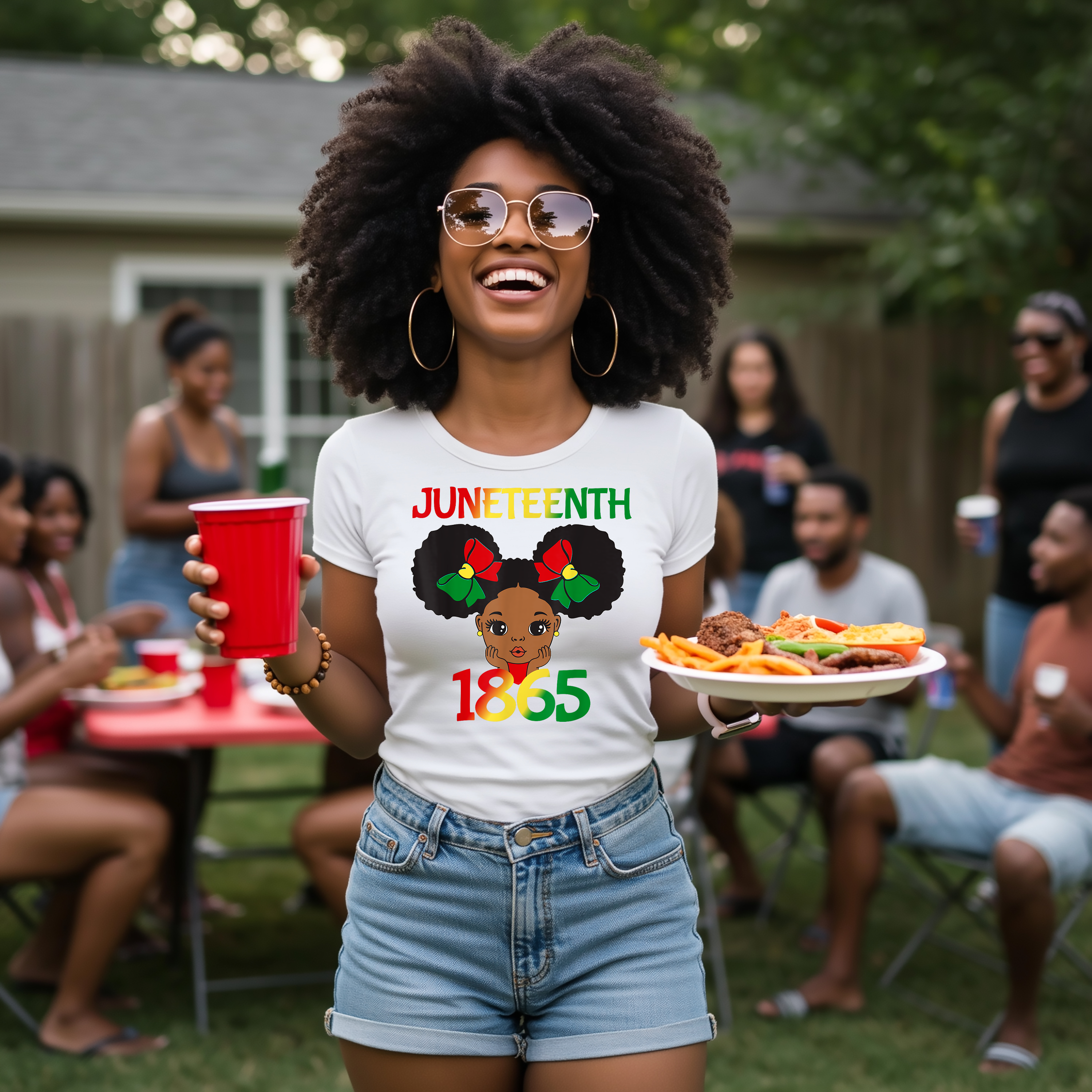 Juneteenth Afro Puffs T-Shirt