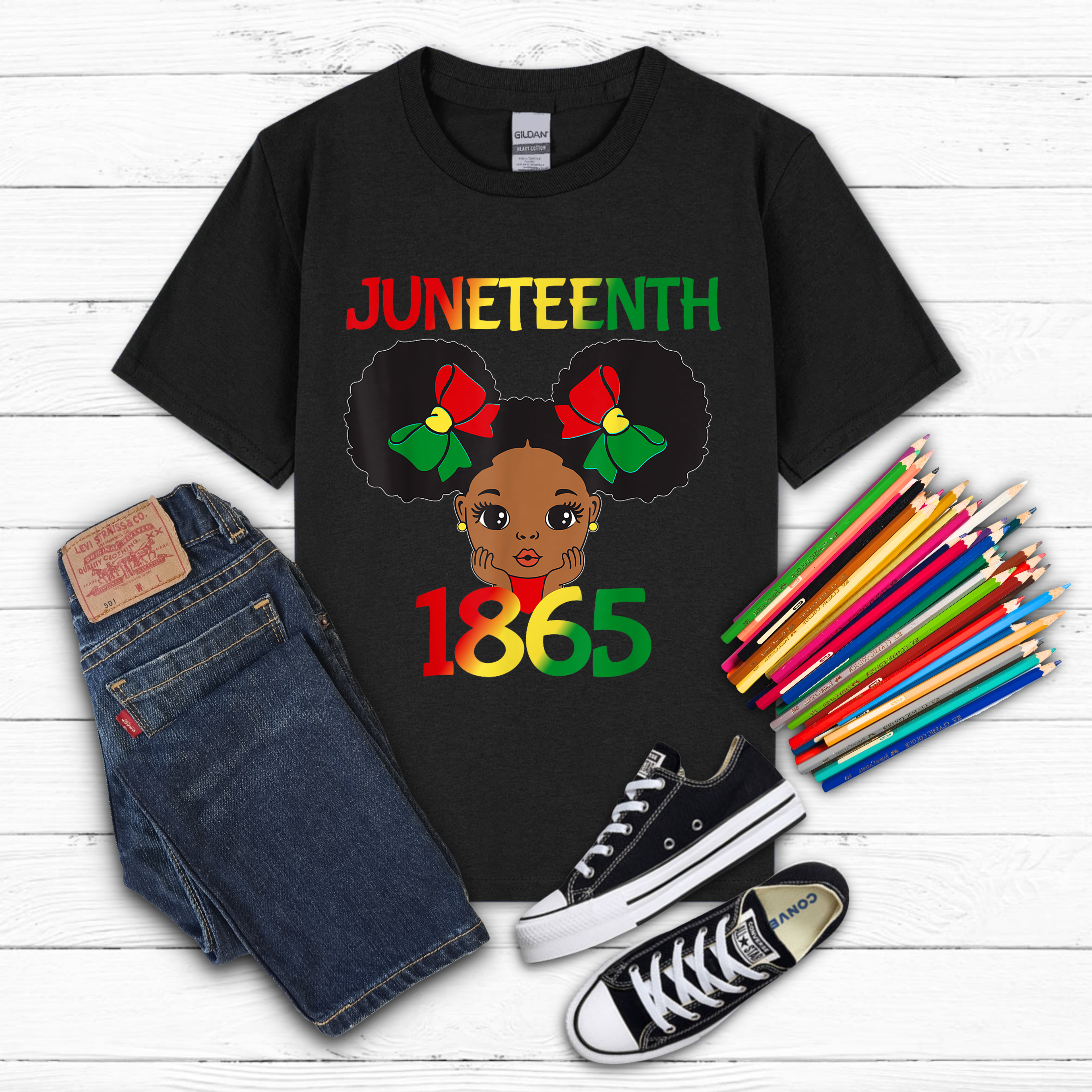 Juneteenth Afro Puffs T-Shirt
