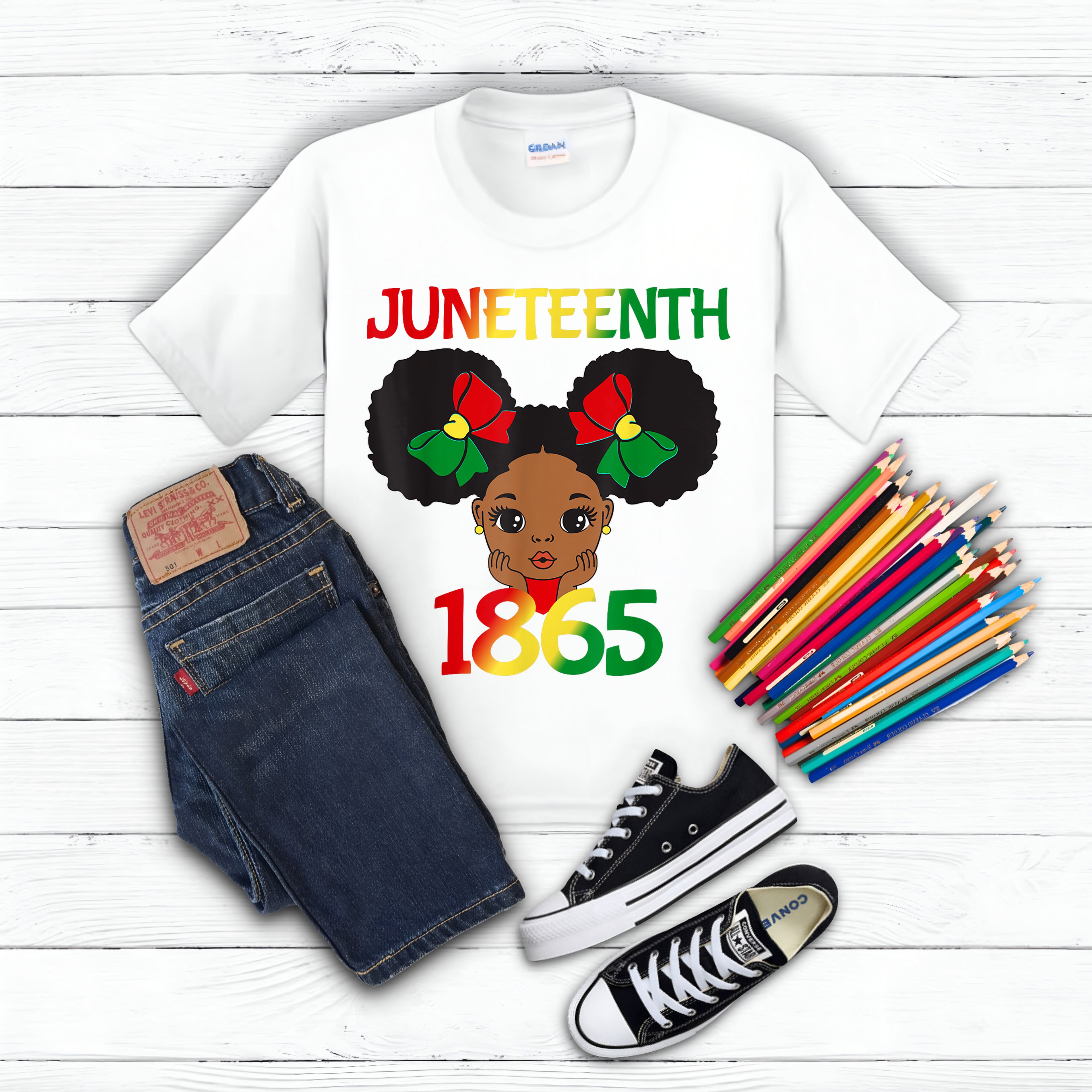 Juneteenth Afro Puffs T-Shirt
